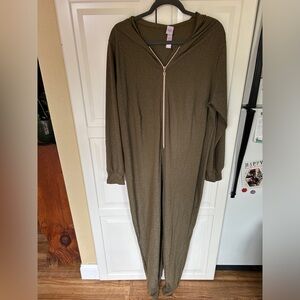 Savage X Fenty Glitter Green Onesie Jumpsuit 2X